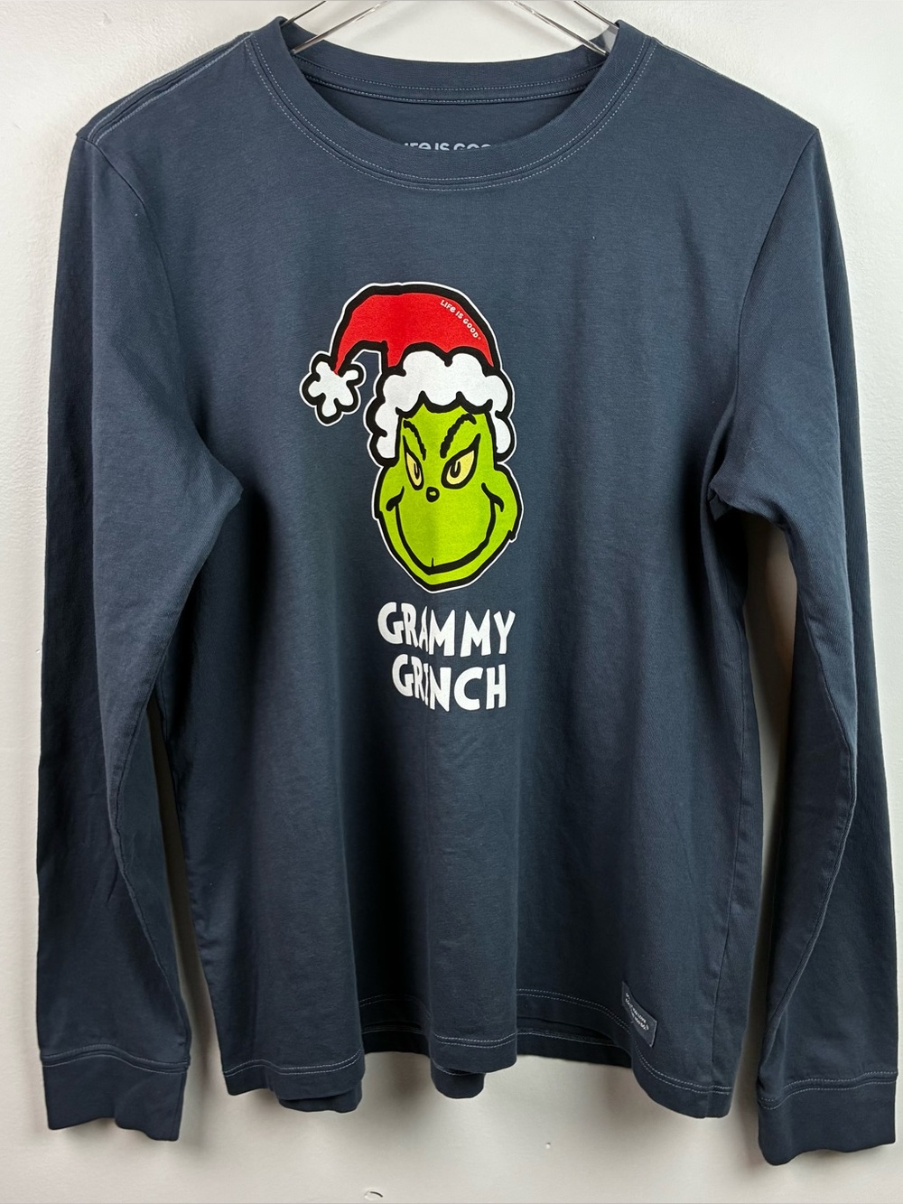 Life is Good NWOT “Grammy Grinch” The Grinch Who Stole Christmas Crusher LS Tee